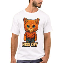 Rolig Cool Cat Citat T-shirt
