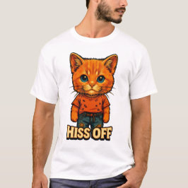 Rolig Cool Cat Citat T-shirt