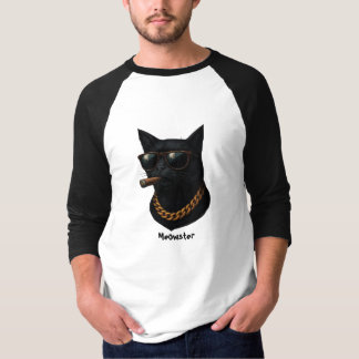Rolig Cool Cat Tröja – Meowster Gangster Cat T-Shi