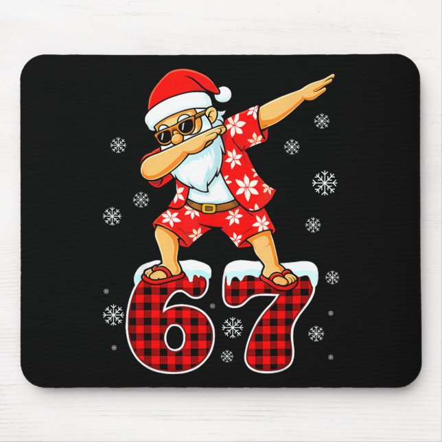 Rolig Cool Dabbing Tomte Hawaii 67 Meme Jul  Musmatta (Framsidan)