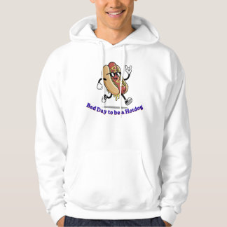 Rolig Cool Hotdog Retro Tecknad Slang Grafisk Appa Hoodie