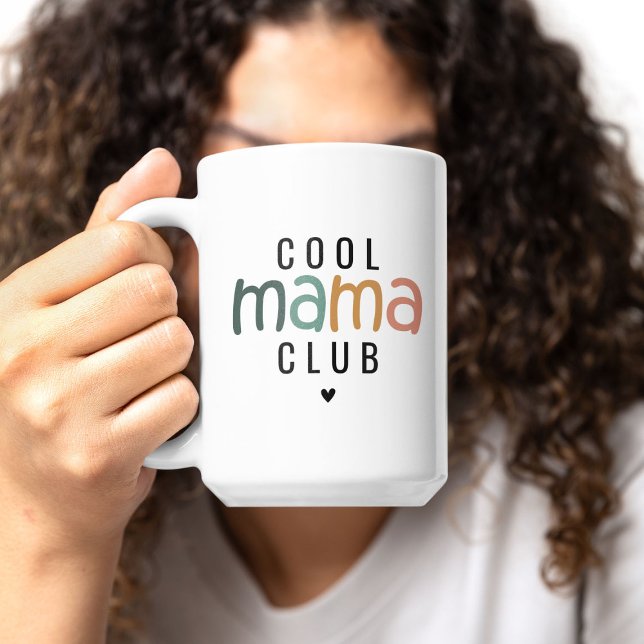 Rolig Cool Mama Club, Mamma Present Kaffemugg (Skapare uppladdad)