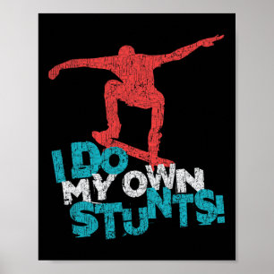 Rolig Cool Skateboardcitat Says Poster