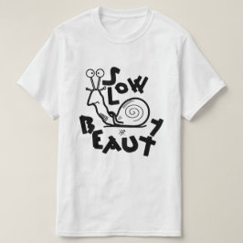 Rolig Cool Snigel Tecknad Film T-shirt