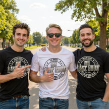 Rolig cool vintage typografi brudgum festa t-shirt