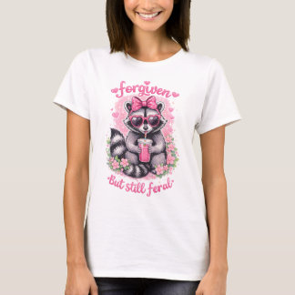 Rolig Coquette Tvättbjörn Förlåten Fortfarande Vil T Shirt
