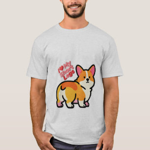 Rolig Corgi-dekal - Jag älskar mina korta ben T Shirt