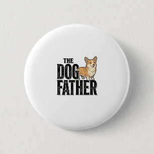 Rolig Corgi Dogfather Vintage Gravyr T-Shirt De Knapp