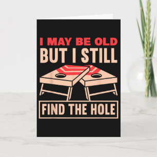 Rolig Cornhole Farfar Fars Dag Kastar Spel Kort