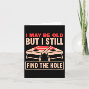 Rolig Cornhole Farfar Fars Dag Kastar Spel Kort