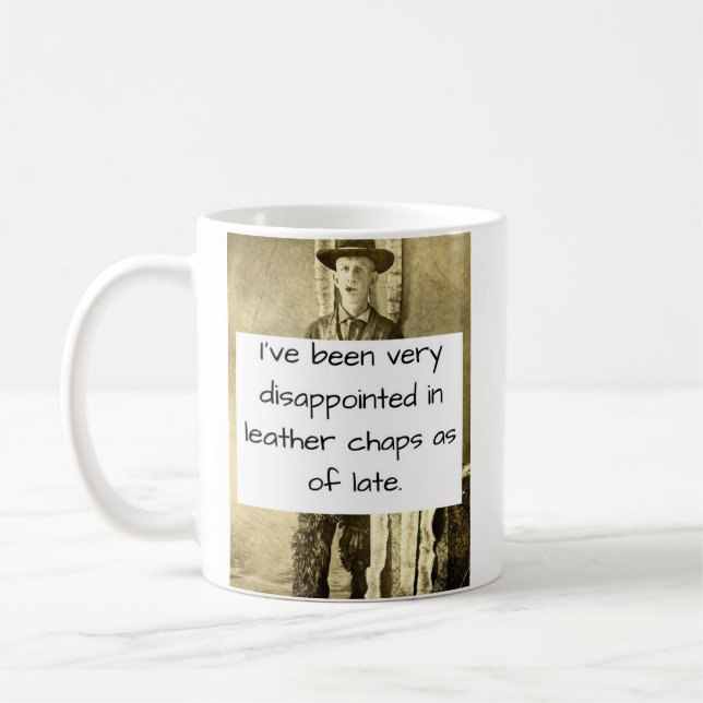 Rolig Cowboy Kaffemugg (Vänster)