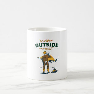 Rolig Cowboy som dricker Whiskey Kaffemugg