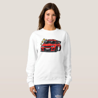 Rolig Crewneck-skjorta för bilälskande kvinnor T Shirt