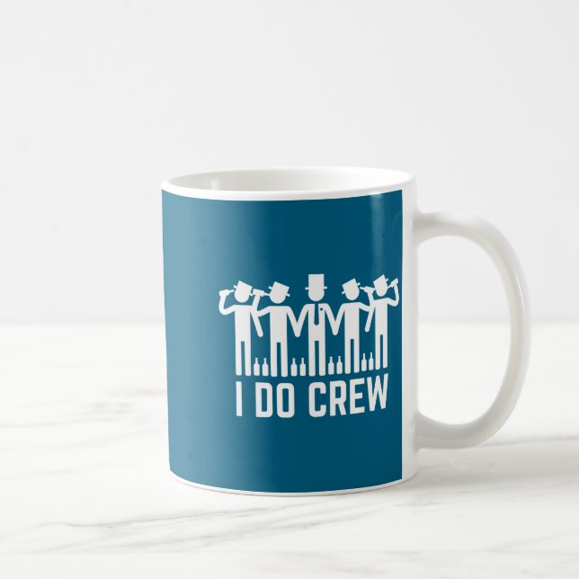 Rolig Crews Bröllopsfest Kaffemugg (Höger)