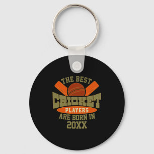 Rolig Cricket Födelsedag Födelsedag Namn T-Shirt  Nyckelring