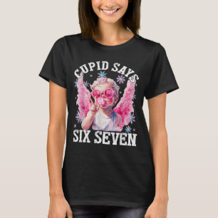 Rolig Cud Säger Sex Sju Alla Hjärtans Dag 67 Meme T Shirt