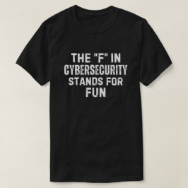 Rolig Cybersäkerhetspresent för män Cyber Säkerhet T Shirt
