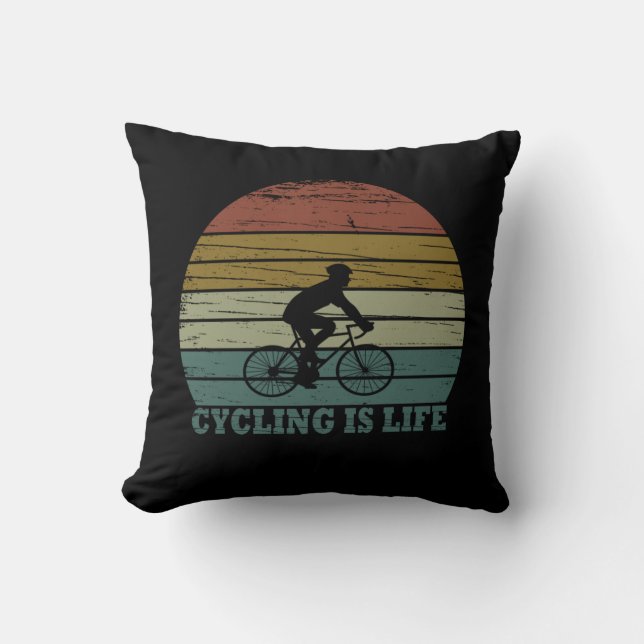 Rolig Cykel Mtb Mountainbike Kudde (Framsida)
