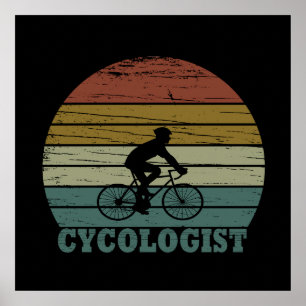 Rolig Cykel Pension - Vintage Cycologist  Poster