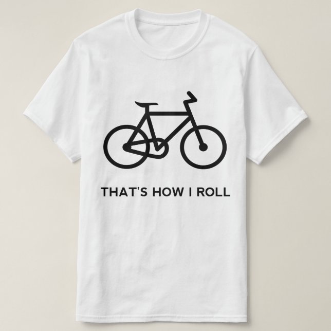 Rolig cykel tee shirt (Design framsida)