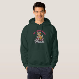**Rolig Cyklande Hund – Söt Hund som Kör Cykel Il Hoodie