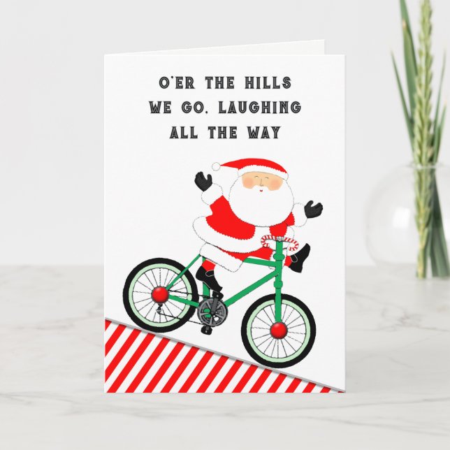 Rolig cykling cykling helgkort (Framsida)