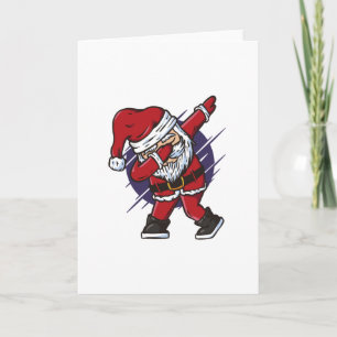 Rolig Dabbig jultomte Kort