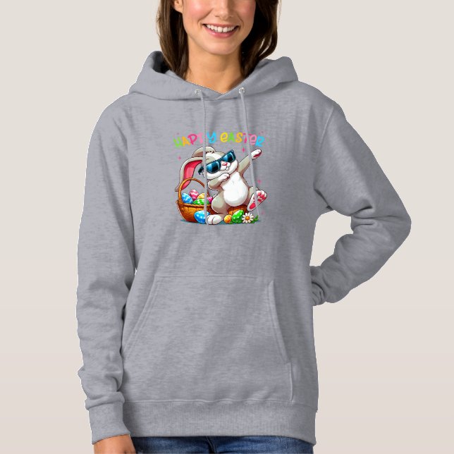 Rolig Dabbig Kanin Påsk Glad Påsk för Pojkar G T Shirt (Framsida)