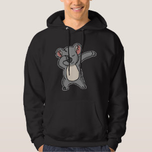 Rolig Dabbig Koala Dab Dans Cool Koala Björn Kärle Hoodie