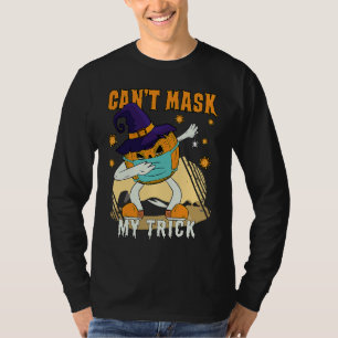 Rolig Dabbig Pumpa som bär en Mask Kan inte Dölja  T Shirt