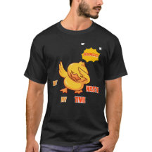 Rolig Dabbing-Anka T-Shirt | Sarksatisk Citat