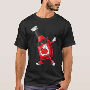Rolig Dabbing Ketchup Älskare Present För Barn Poj T Shirt