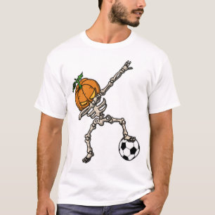 Rolig Dabbing Pumpahuvud Fotboll Presentidé T Shirt