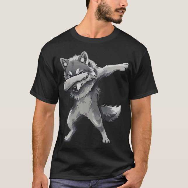 Rolig Dabbing T Shirt (Framsida)