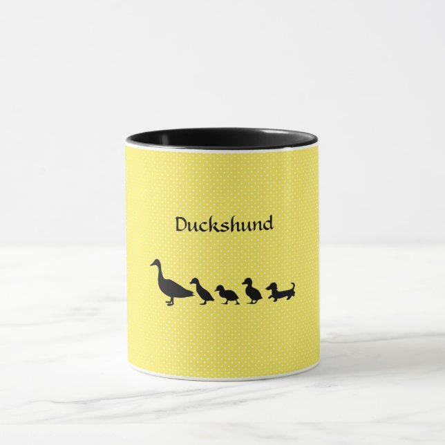 Rolig Dachshund Anka Kaffemugg (Center)
