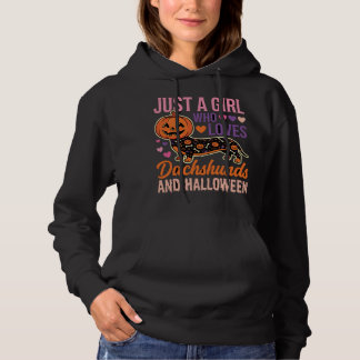 Rolig Dachshund Halloween Pumpa Hundälskare T Shirt