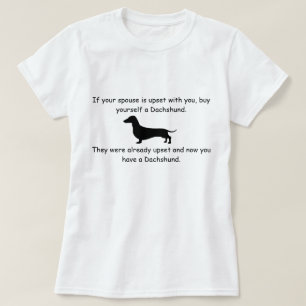 Rolig Dachshund T Shirt
