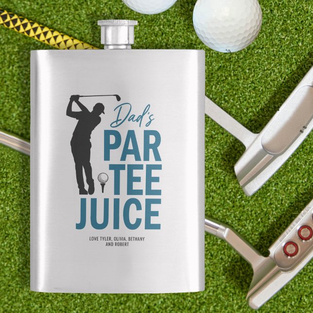 Rolig “Dad’s Par-Tee Juice” Golf Drinking Fickplunta (Skapare uppladdad)