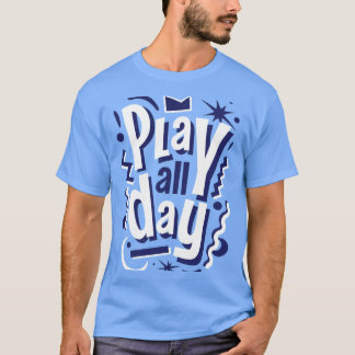 Rolig dags-tjej T-shirt-design med typsnitt T Shirt