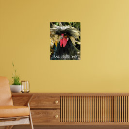 Rolig Dålig Hårdag Kyckling Meme Poster