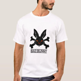 Rolig dålig kanin present t shirt