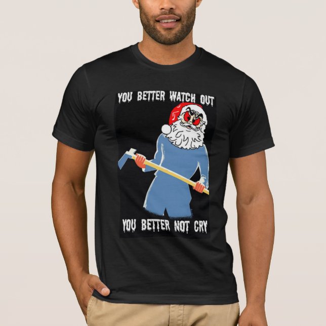 rolig dåligaSanta tshirt Tröja (Framsida)