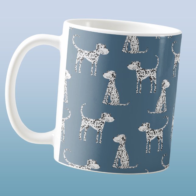 Rolig dalmatiner mönster kaffemugg (Skapare uppladdad)