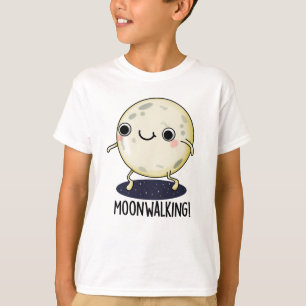 Rolig dans Moon Walking Pun T Shirt