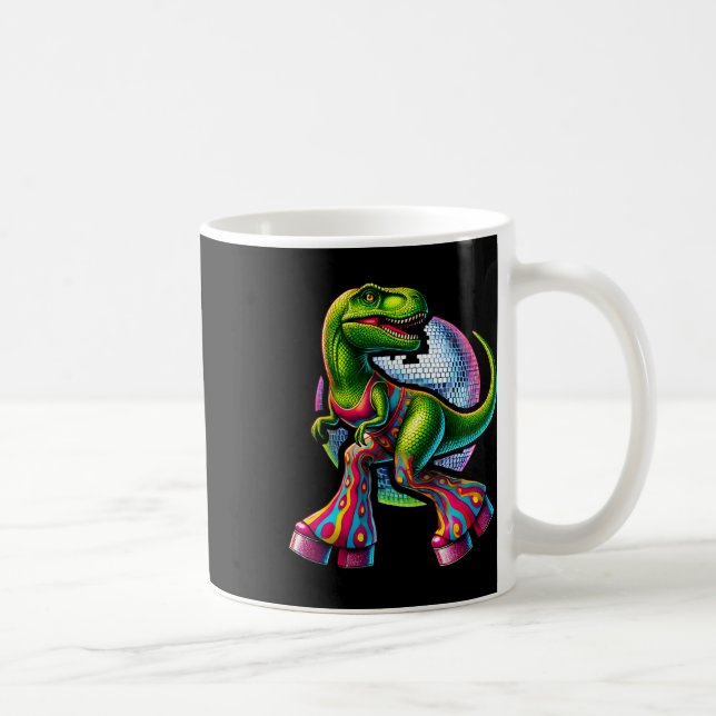 Rolig dansande dinosaurie  kaffemugg (Höger)
