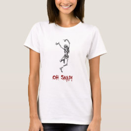 Rolig dansande skelett Oj då Tee Shirt