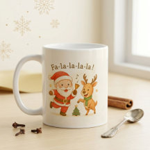 Rolig Dansande Tomte Jul Kak Mug