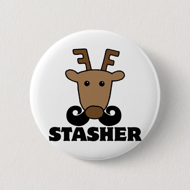 rolig dasher stasher mustasch ren knapp (Framsida)