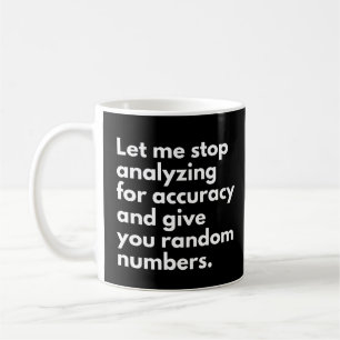 Rolig Dataanalytiker Och Data Scientist Skämt Om D Kaffemugg