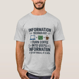 Rolig datavetenskaplig t-shirt - Ät Sova Kodera Up